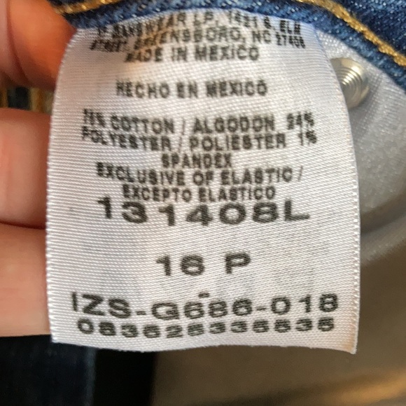 VF jeanswear denim capris 16P - Picture 3 of 5